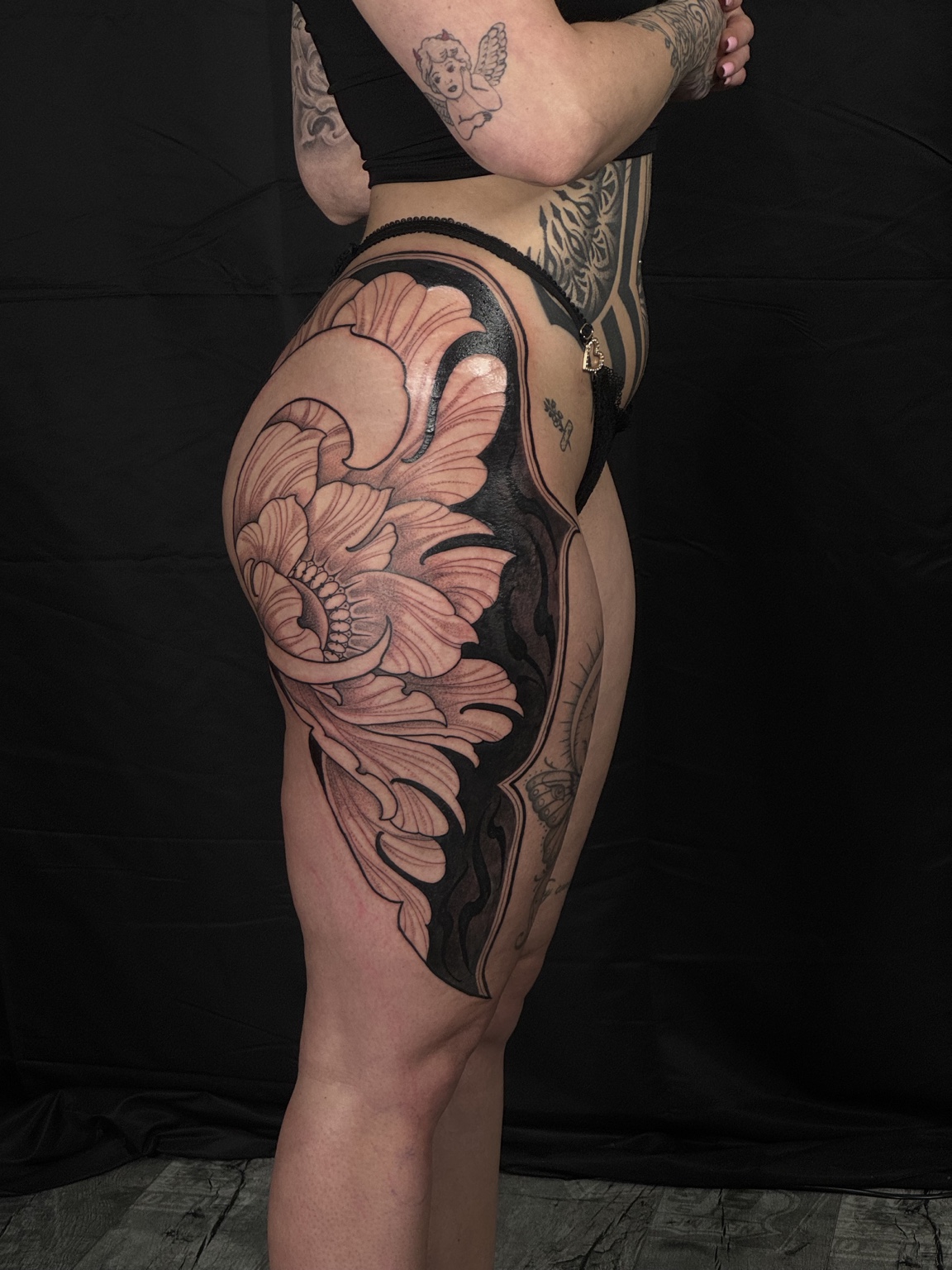 Blackwork body composition by Digo