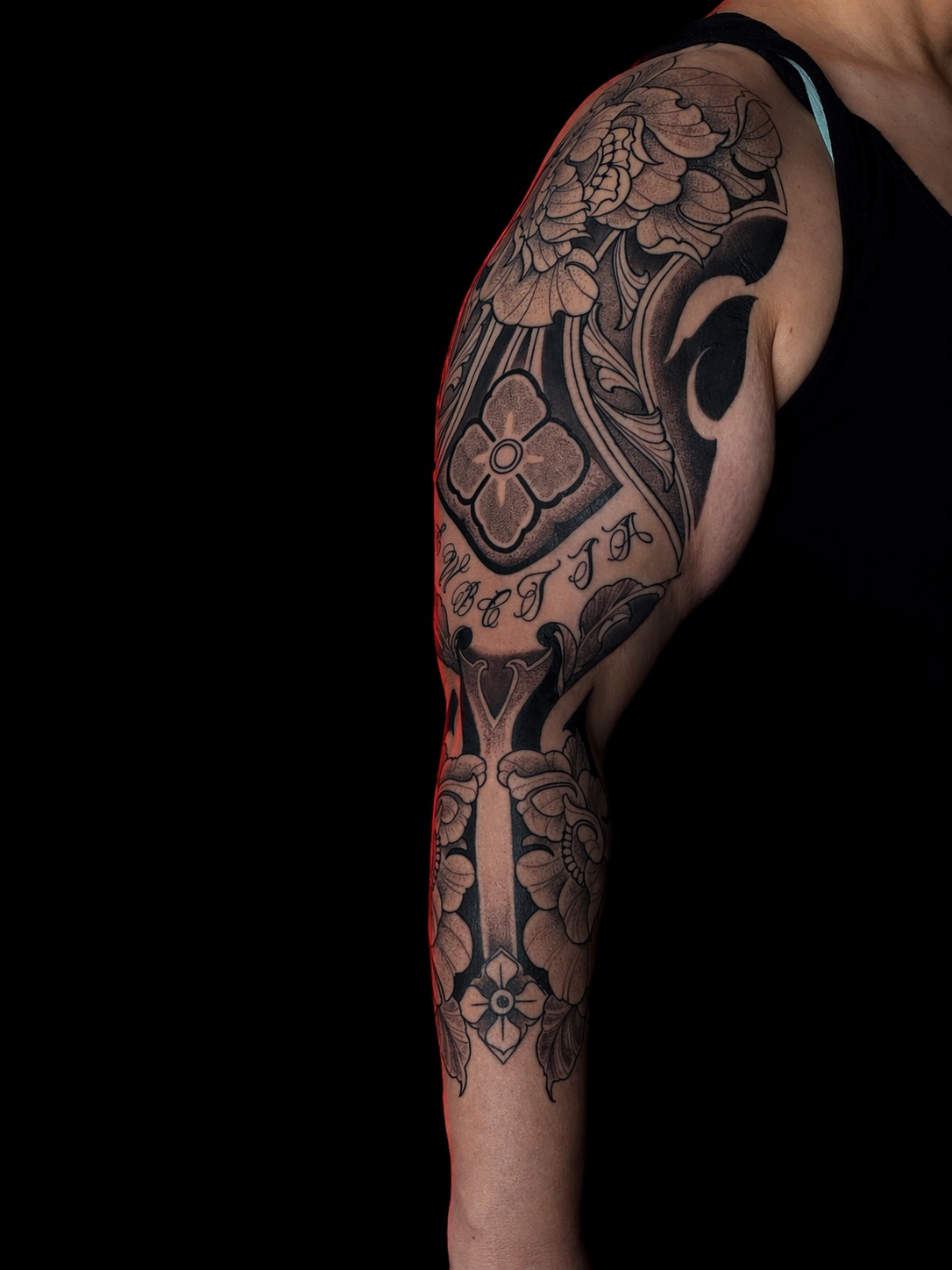 Blackwork sleeve by Digo